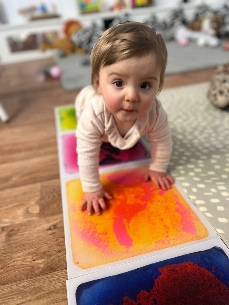Children playing with educational toys